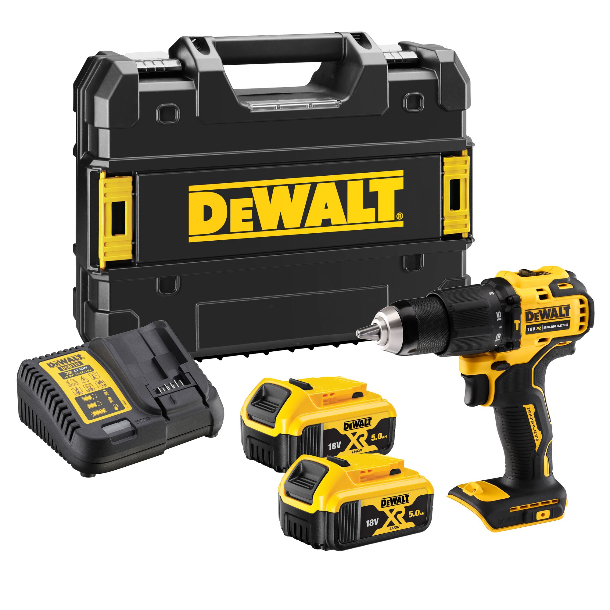18V XR Compact Brushless Hammer Drill 